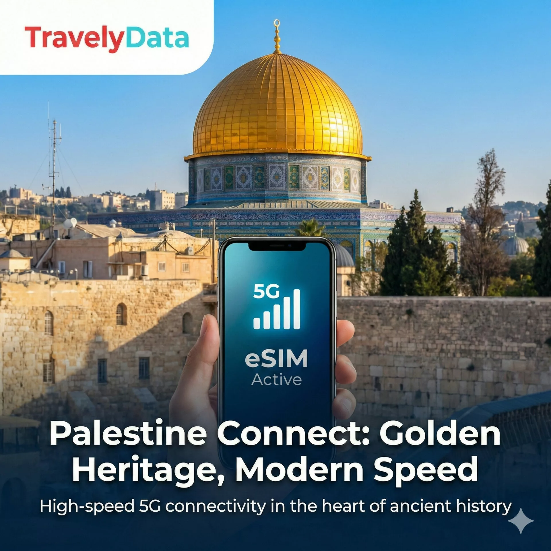 Palestine eSIM travel data card