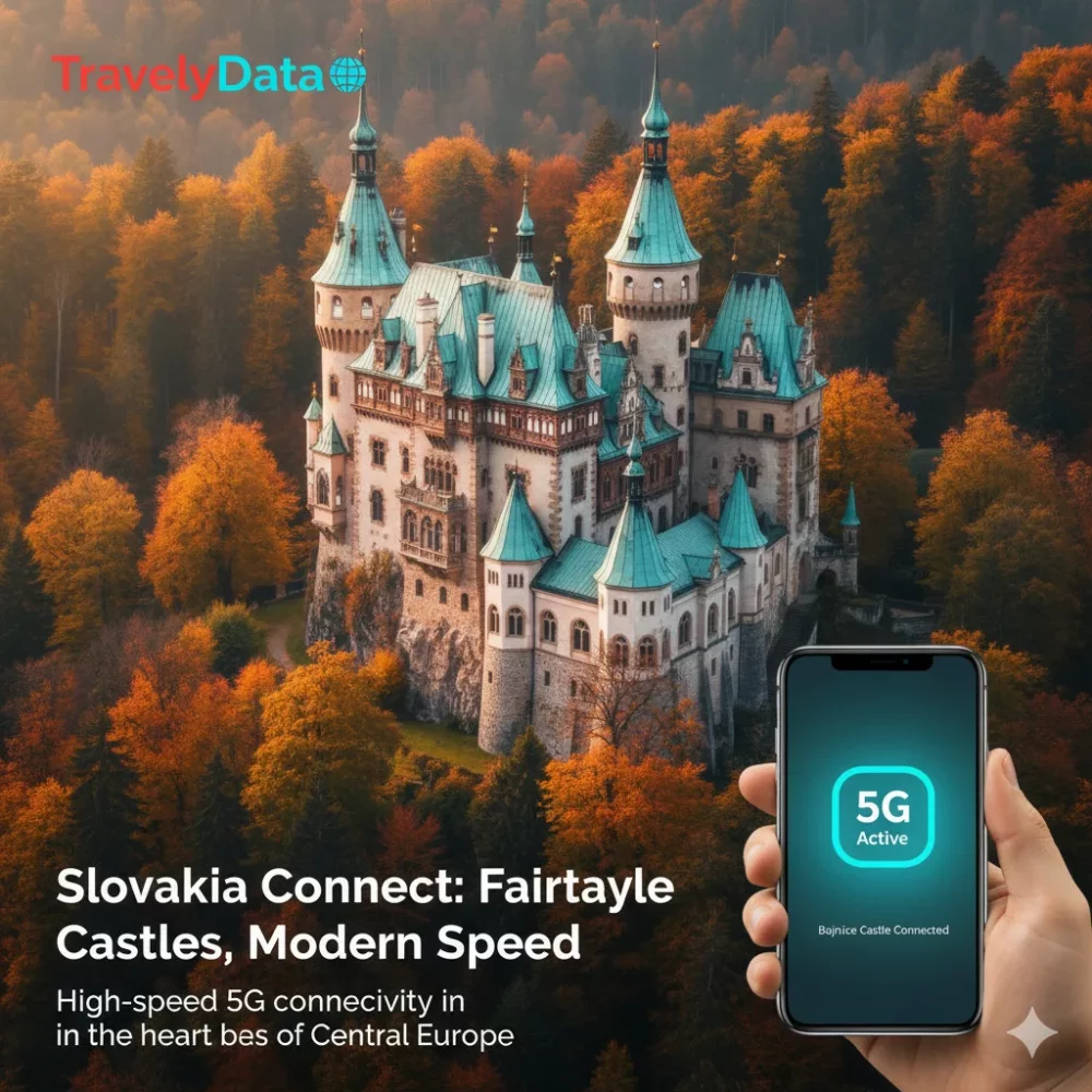 Slovakia travel eSIM data card