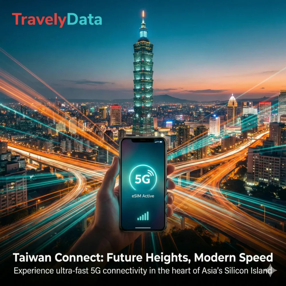 Taiwan travel eSIM data card