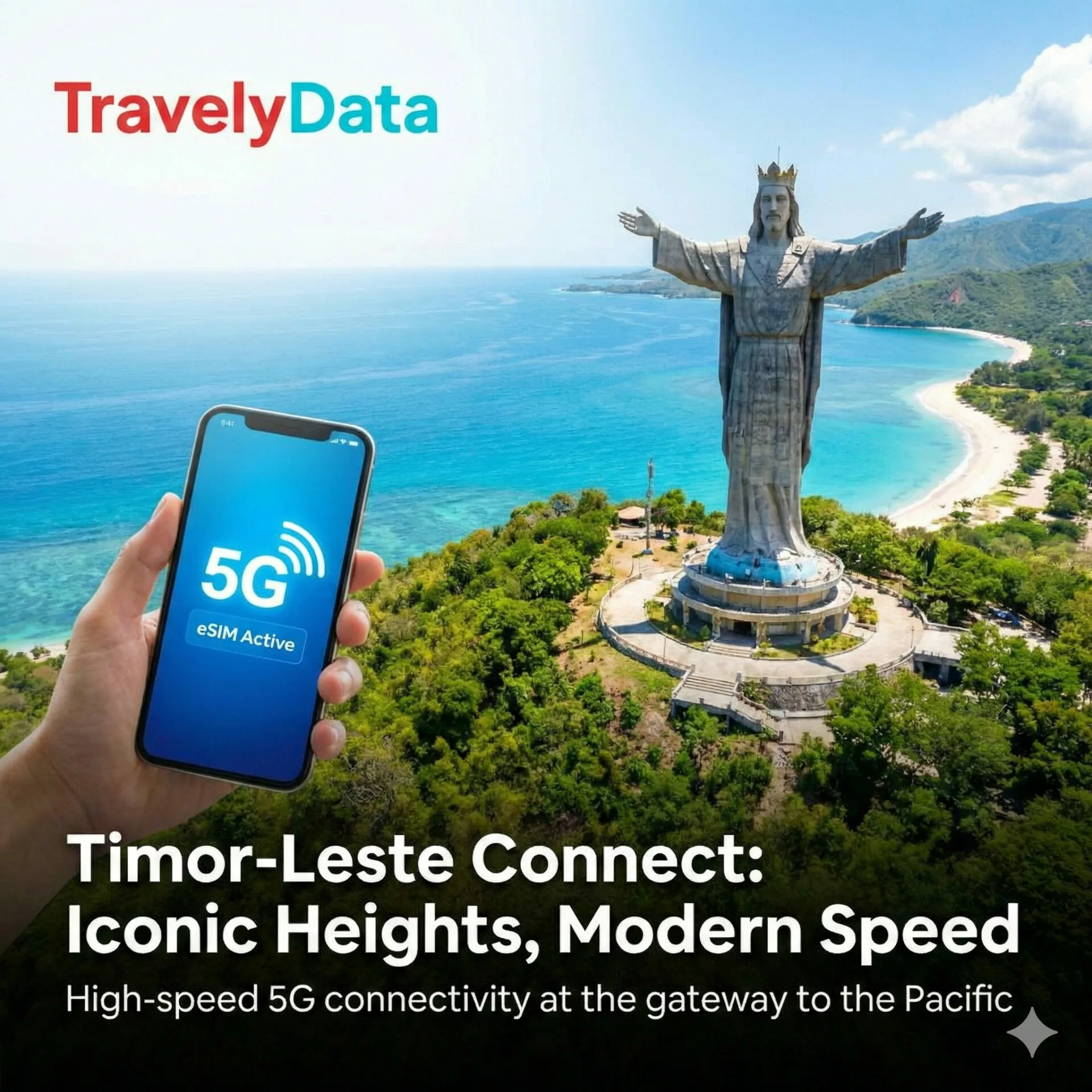 Timor-Leste travel eSIM data card