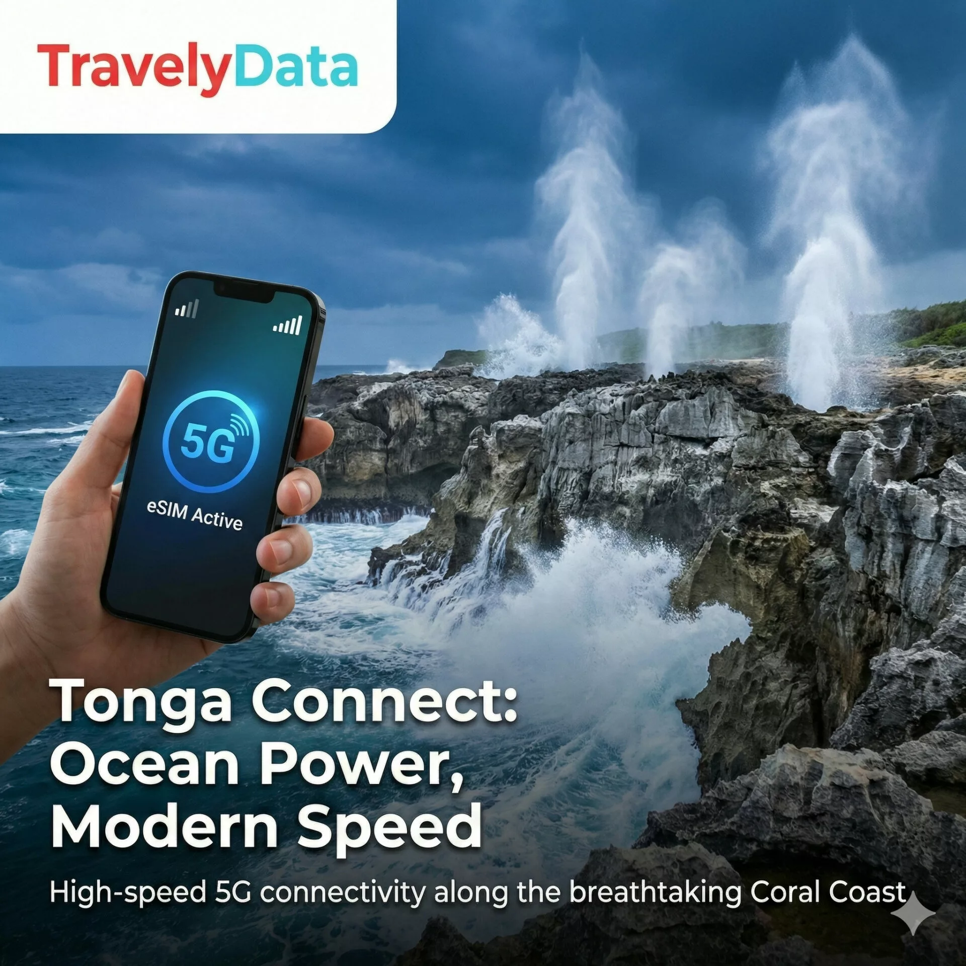 Tonga travel eSIM data card