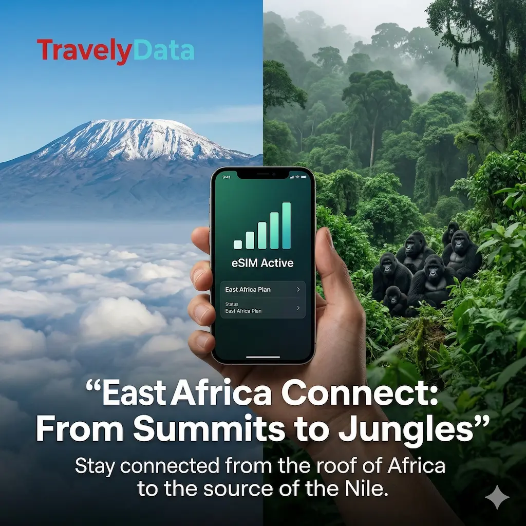 East Africa eSIM travel data card