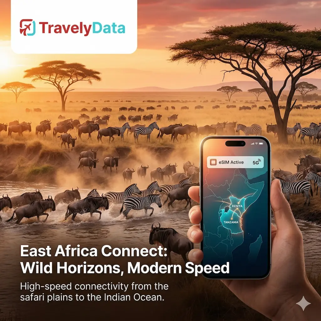 East Africa eSIM travel data card