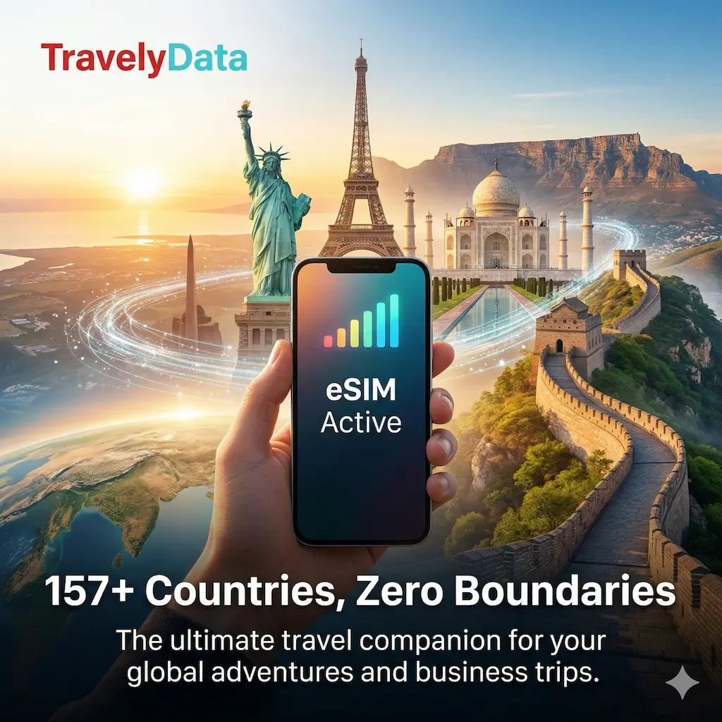Global eSIM travel data card