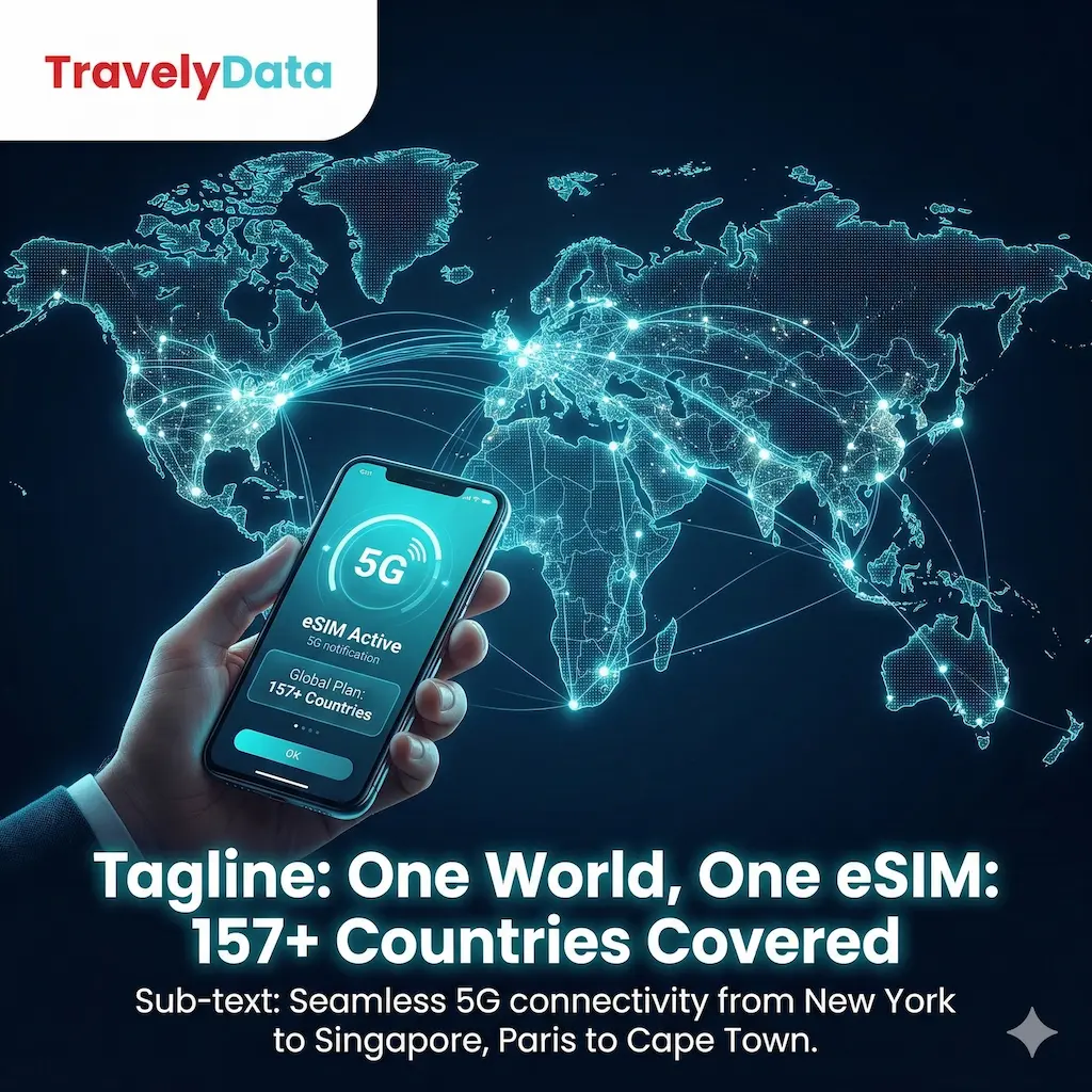Global eSIM travel data card