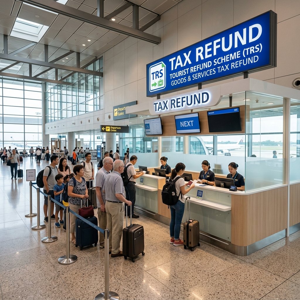 호주 주요 국제공항 내 세금 환급 처리를 진행하는 TRS 오프라인 카운터