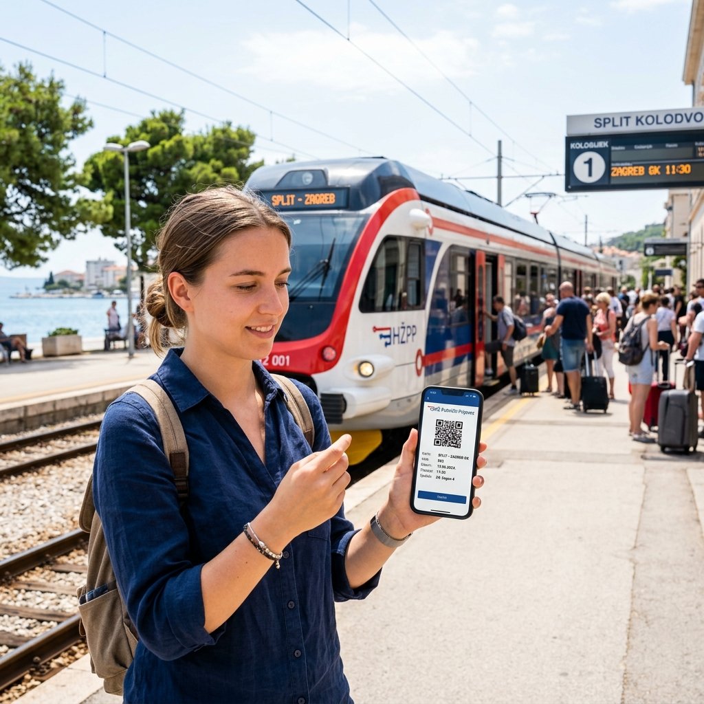 Como viajar na Croácia com comboios HŽPP, autocarros Flixbus e ferries Jadrolinija