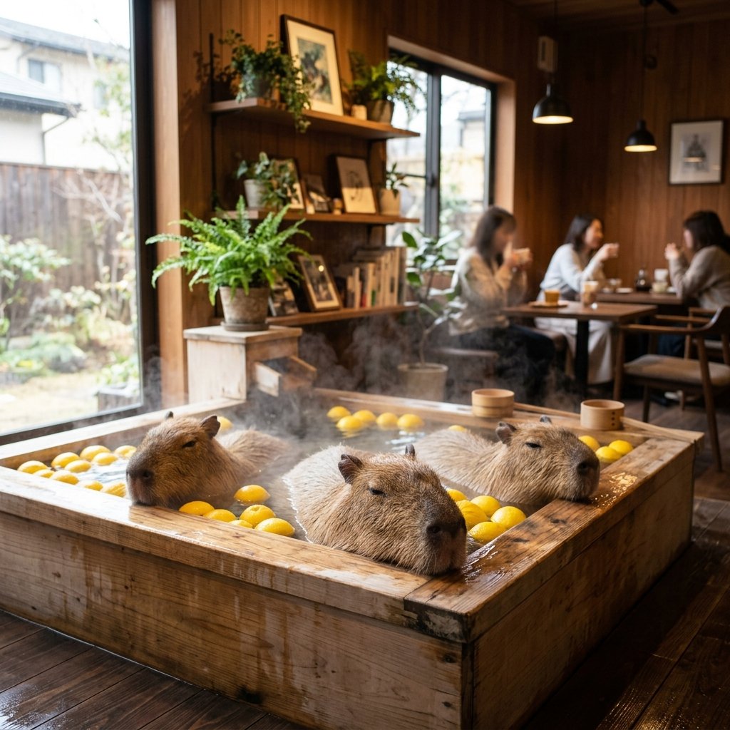 Vista panorâmica e atrações turísticas em Japão