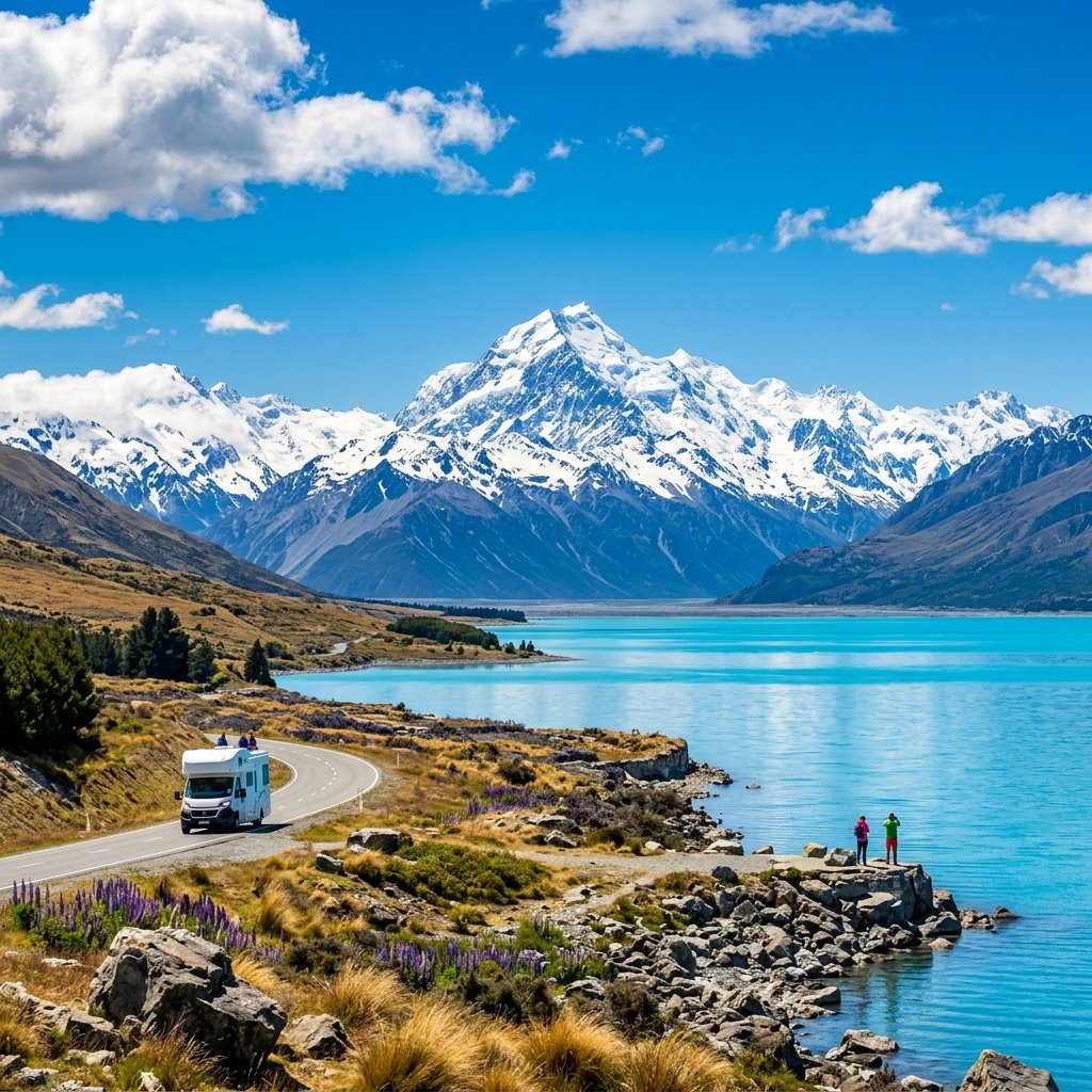 Mount Cook und Lake Pukaki Neuseeland Reiseführer