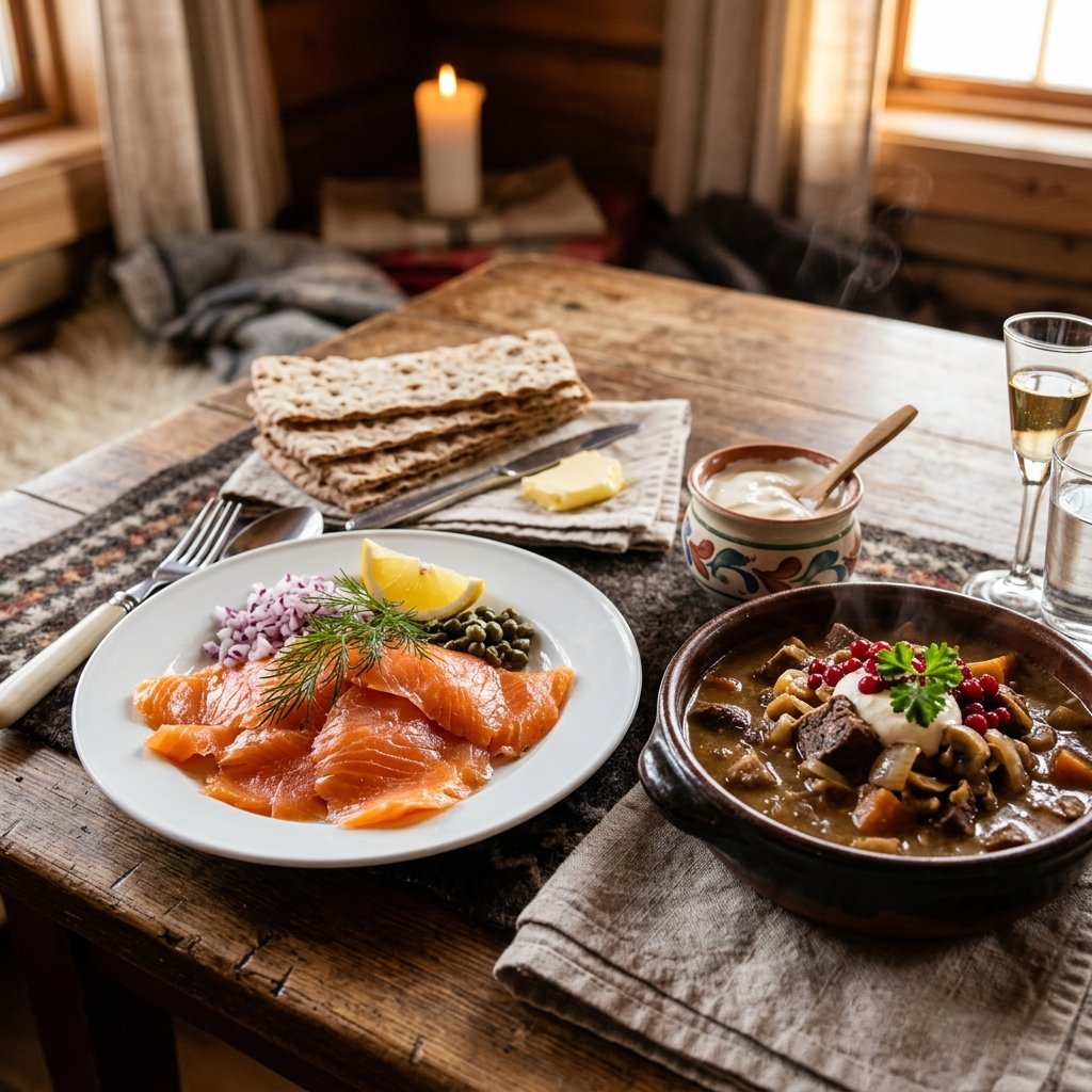 Comida tradicional y experiencia culinaria en Noruega
