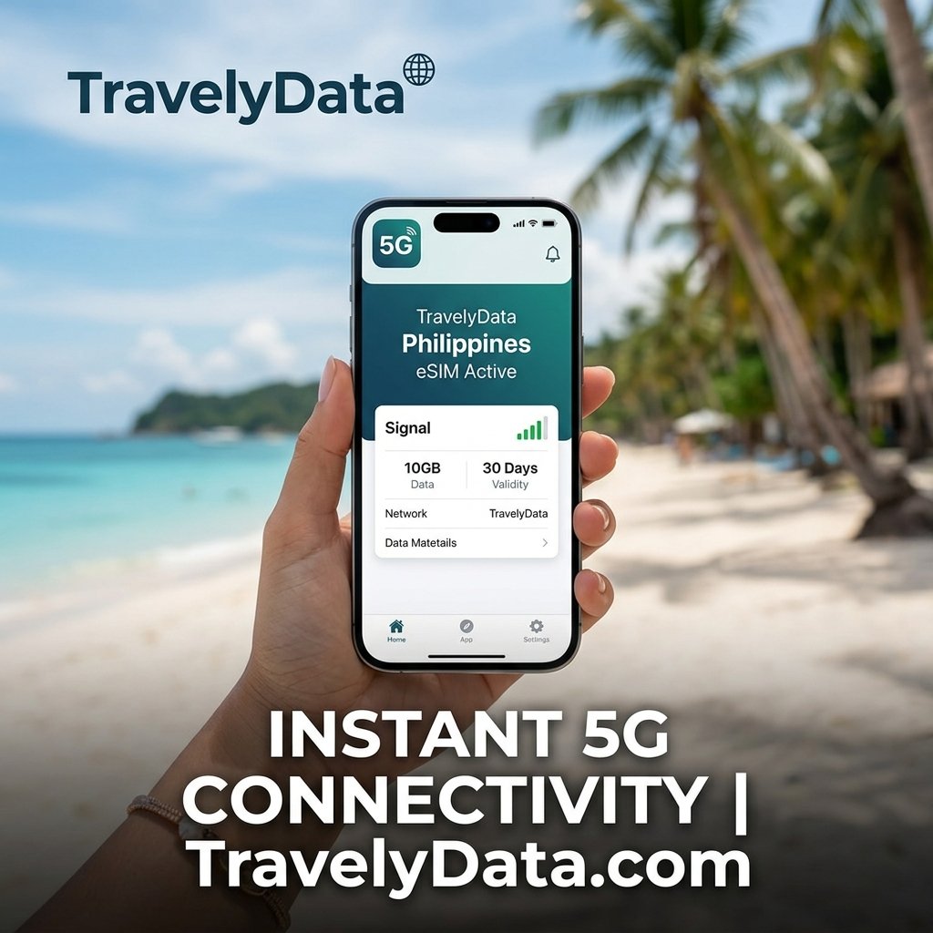 eSIM Datenverbindung und Boracay Strand in den Philippinen