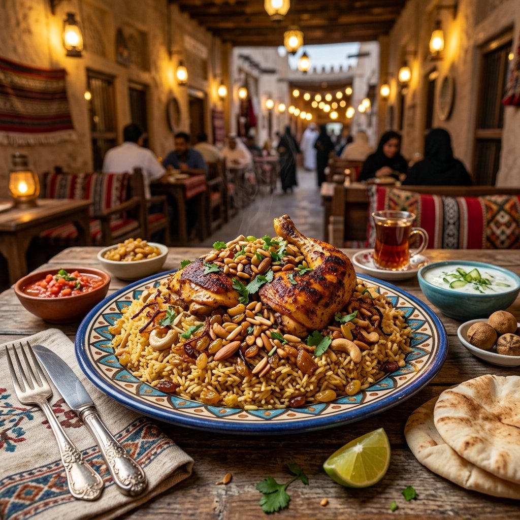 Comida tradicional e experiência gastronómica em Catar