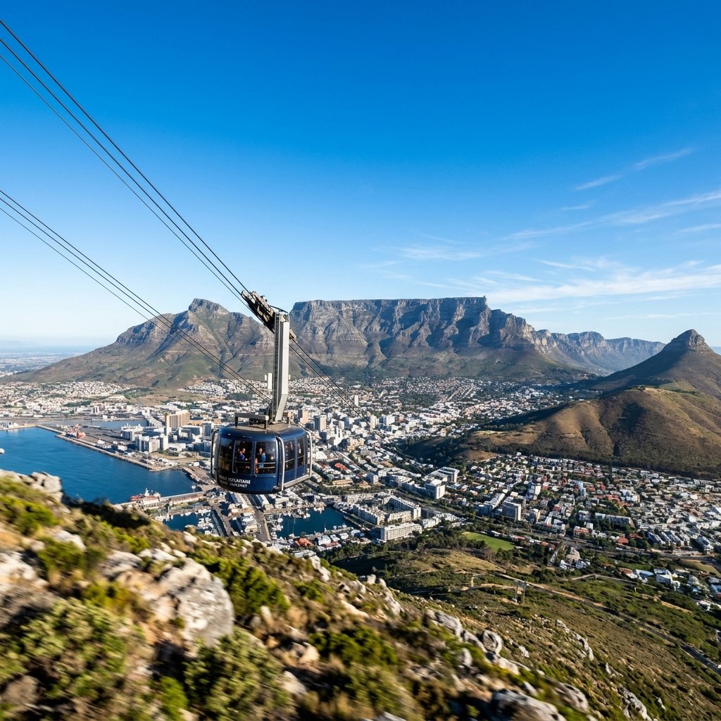 Nui Table Mountain ky vi tai Cape Town Nam Phi