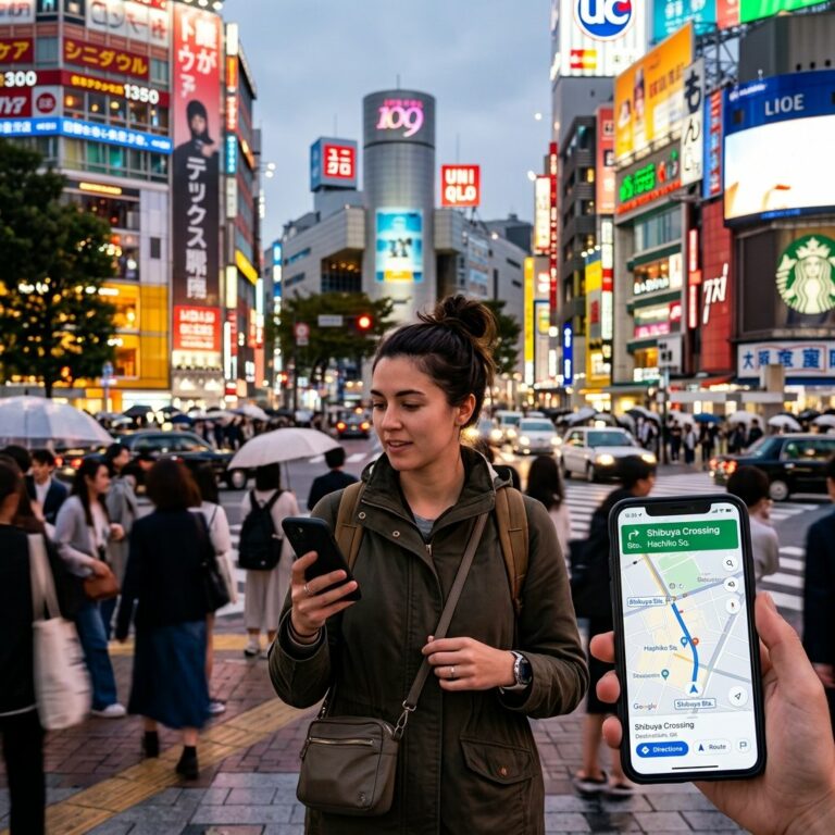 Scenic view and tourist attractions in Japan