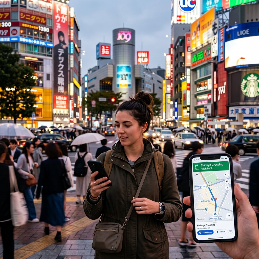 Scenic view and tourist attractions in Japan