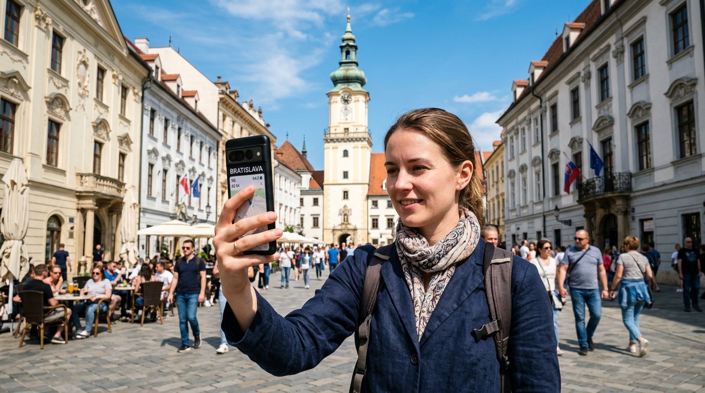 TravelyData Slovakia eSIM Mobile Connection in High Tatras Mountains