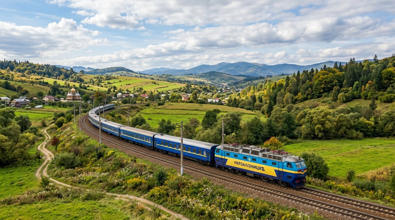 Ukrzaliznytsia International Sleeper Train Przemyśl Poland to Kyiv Ukraine