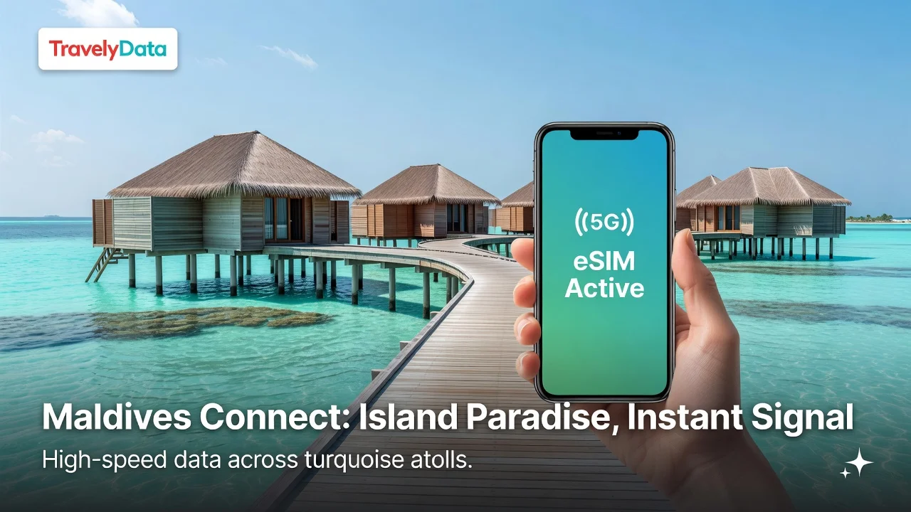 Maldives eSIM travel data card